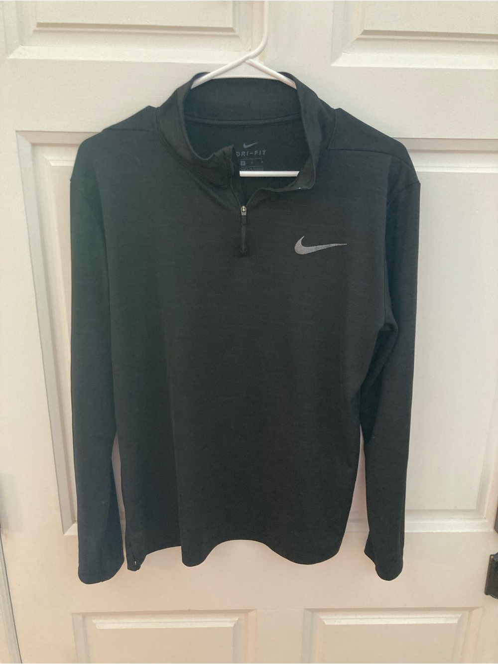 Nike Black Dri-FIT Quarter-Zip Sweater